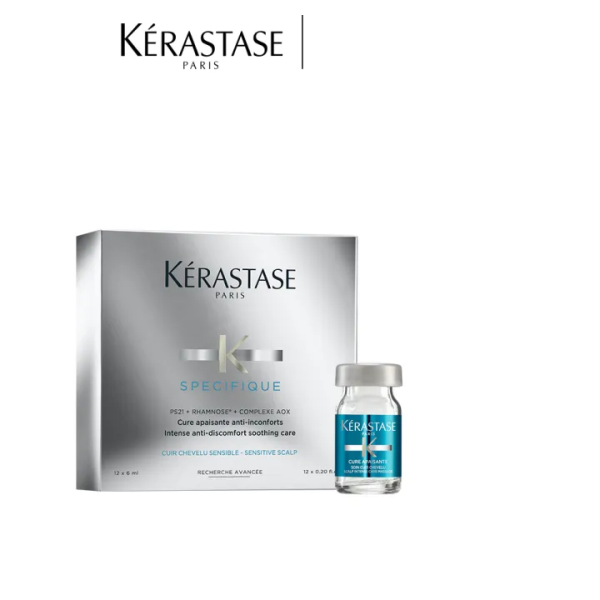 Kérastase Specifique Cure Anti-Irritation Treatment For Sensitive Scalp 12x6ml