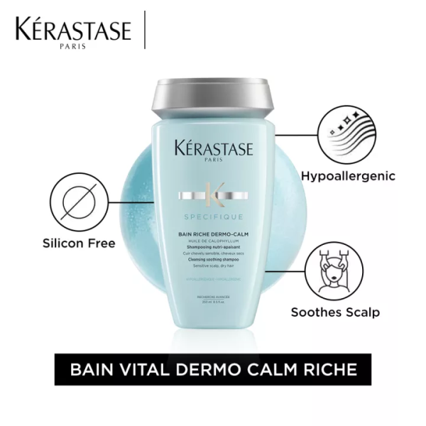 Kérastase Specifique Anti-Irritation Shampoo for Sensitive and Dry Scalp 250ml - Image 3