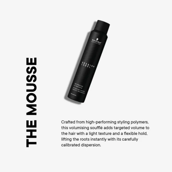 Schwarzkopf Professional Session Label The Mousse Styling 200ml (New Launch) - Image 2