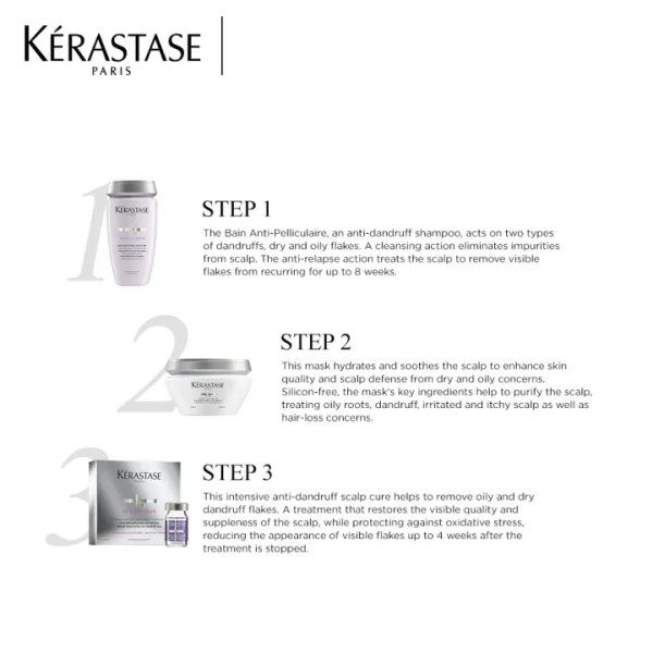 Kérastase Specifique Anti-Dandruff Shampoo For Dry And Oily Flakes 250ml - Image 5