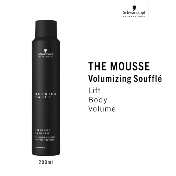 Schwarzkopf Professional Session Label The Mousse Styling 200ml (New Launch)