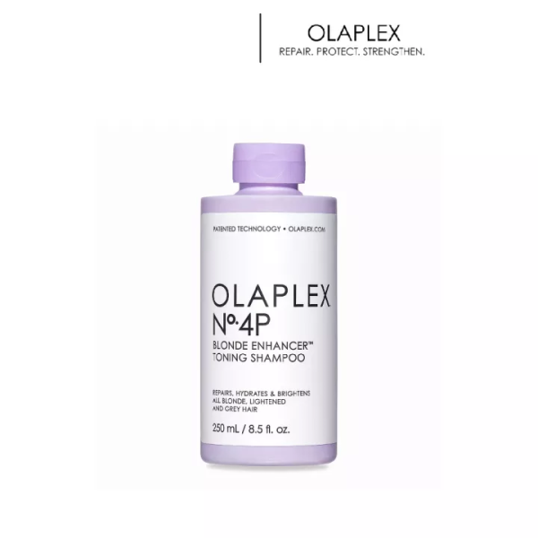 OLAPLEX No.4P Blonde Enhancer Toning Shampoo For Bleached Hair 250ml