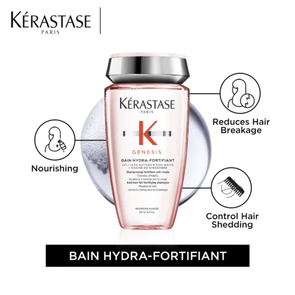 Kérastase Genesis Anti-Hair Fall Fortifying Shampoo For Thin Hair 250ml - Image 3