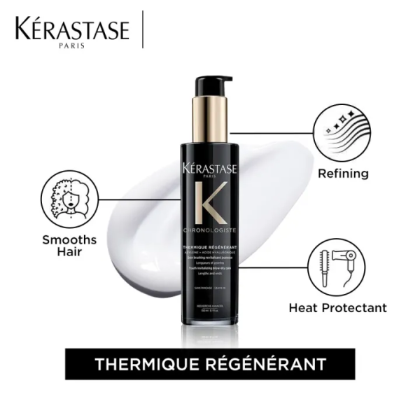 Kérastase Anti-Aging Hair Care (Chronologiste Shampoo 250ml + Chronologiste Thermique 150ml) - Image 4