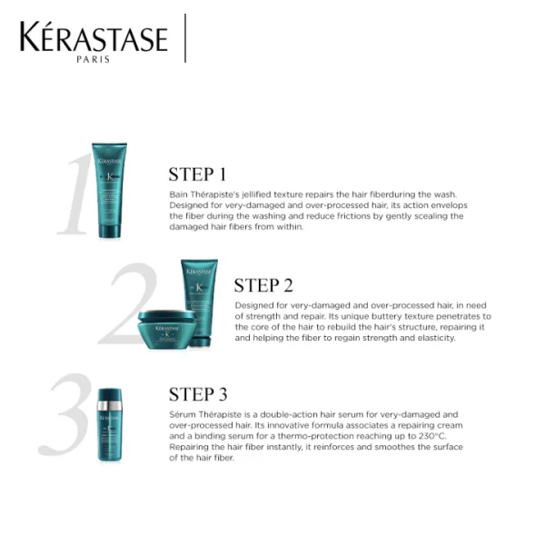 Kérastase Resistance Therapiste Serum for Damaged Hair 30ml - Image 5