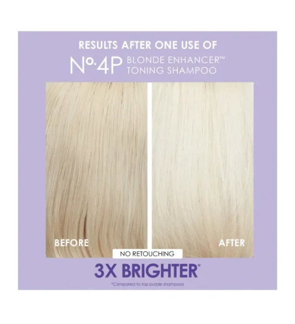 OLAPLEX No.4P Blonde Enhancer Toning Shampoo For Bleached Hair 250ml - Image 7