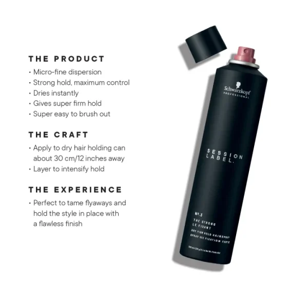 Schwarzkopf Professional Session Label The Strong Styling 300ml (New Launch) - Image 3