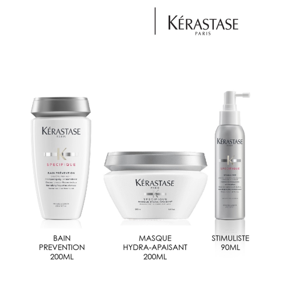 Kerastase Anti Hair Loss Treatment: Specifique Bain Prevention & Masque Hydra-Apaisant & Stimuliste