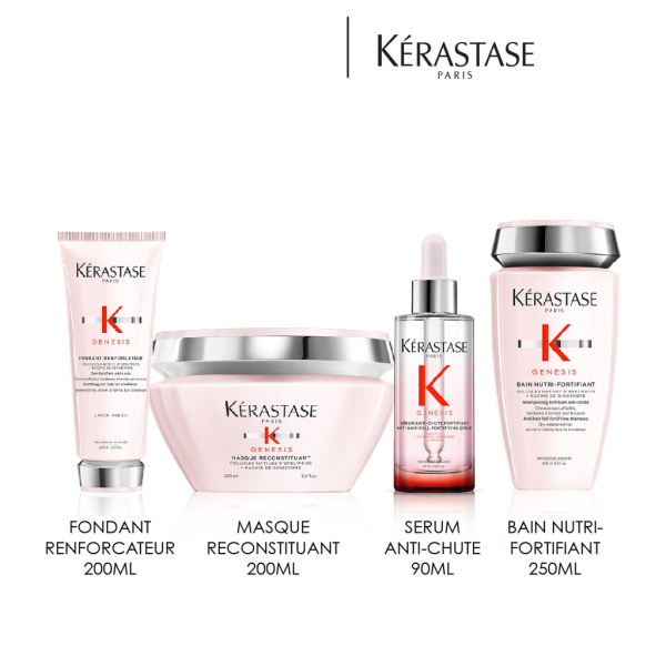 Kerastase Ultimate Anti Hair Fall Ritual 2 (With Genesis Bain Nutri-Fortifiant For Dry Hair Type)