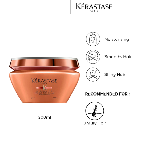 Kerastase Discipline Masque Oleo Relax Mask for Frizzy and Unruly Hair (200ml)