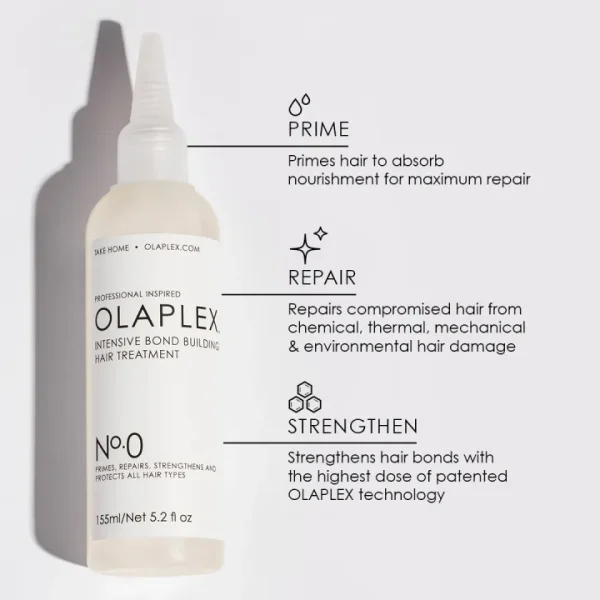 OLAPLEX No.0 Intensive Bond Builder For Damaged Hair 155 ml and OLAPLEX No.7 Bonding Oil For Damaged Hair 30 ml - Image 4