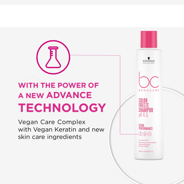 Schwarzkopf Professional NEW BC Bonacure Color Freeze Shampoo 250ml [NEW LAUNCH] - Image 4