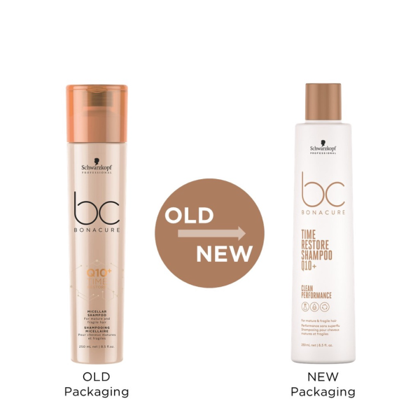 Schwarzkopf Professional NEW BC Bonacure Time Restore Shampoo 250ml [NEW LAUNCH]